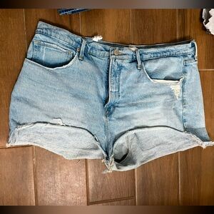Good American denim shorts